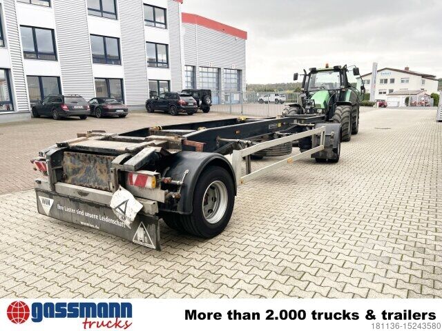 Roll off trailer Hüffermann HSA 18.70 Schlittenabroller
