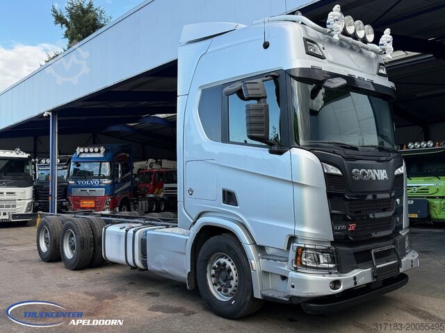 Chassis cab Scania R730 XT NGS V8 6x4 Naafreductie, Retarder, PTO