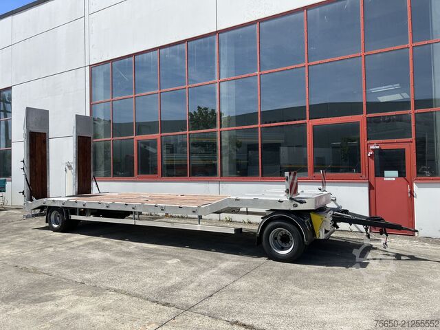 Tieflader Anhänger Möslein T 2 Schwebheim  Neuer 2 Achs Tieflader- Anhänger, Verbreiterung