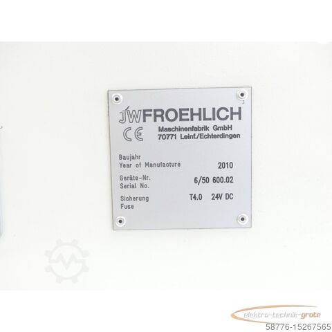 Komponente  JW FROEHLICH MFL 300 Lecktestgerät SN:6/50 600.02
