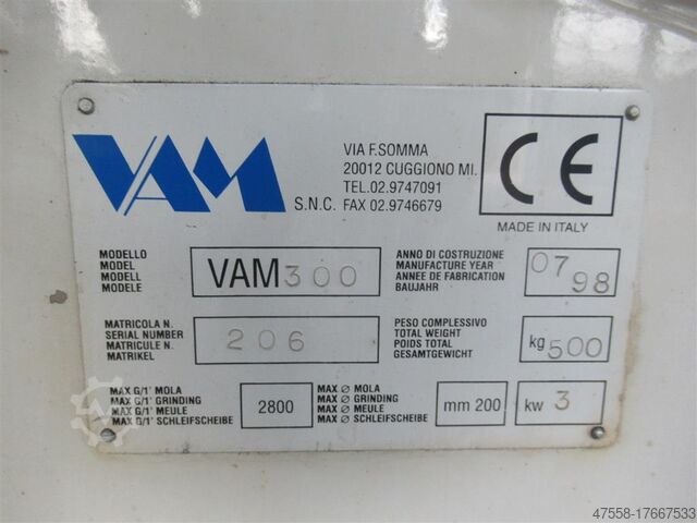 Flaring Cup Wheel Grinding Machine VAM VAM300