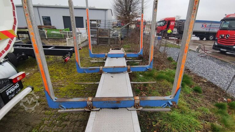 Holztransporter Diversen SCHEMELAUFBAU MIT ExTe Rungen, Schemel SCHEMELA...