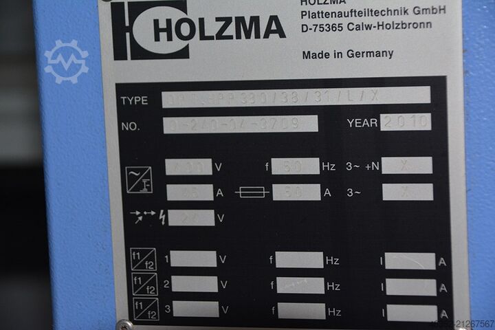 6559 - Plattensäge HOLZMA HPP 380 HOLZMA HPP 380