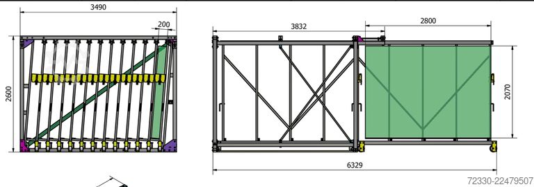Storage of furniture boards Expoglass ® D200