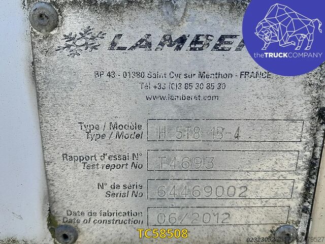 Refrigerated/frozen transport Vanhool 
