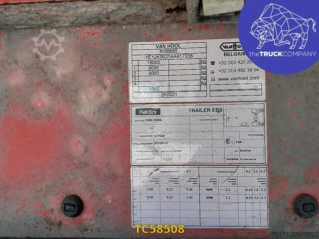 Refrigerated/frozen transport Vanhool 