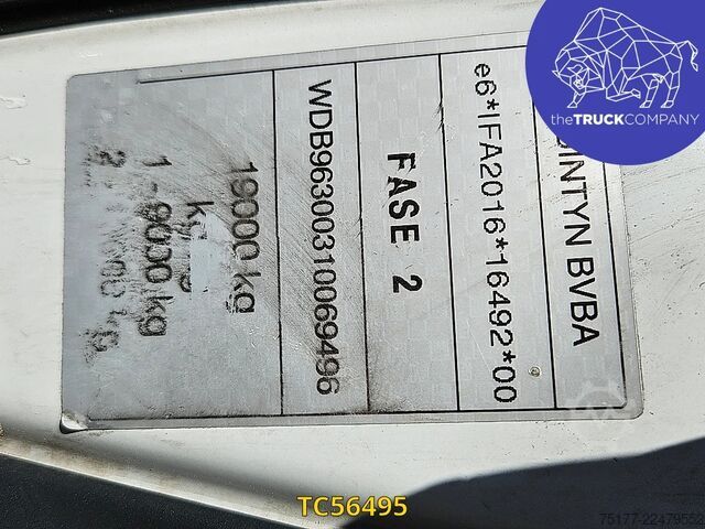 Sliding tarpaulin Mercedes-Benz Antos 1927