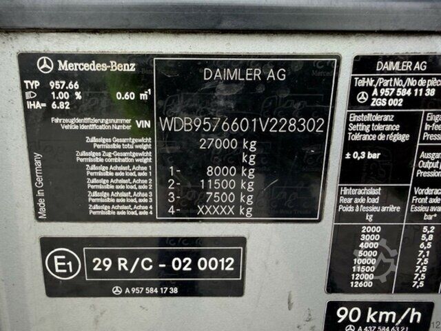 Müllwagen Mercedes-Benz 2629 6x2 Econic Faun VarioPress/Zöller 2301