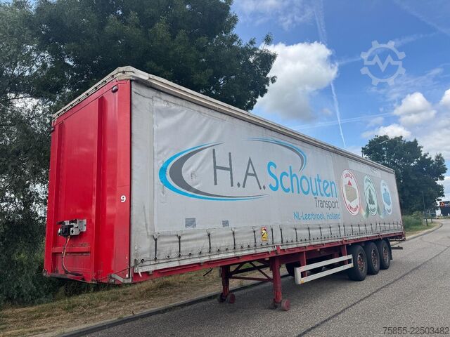 Curtain sided Pacton T3-001 ALU Borden / SAF Disc / NL Trailer / APK...
