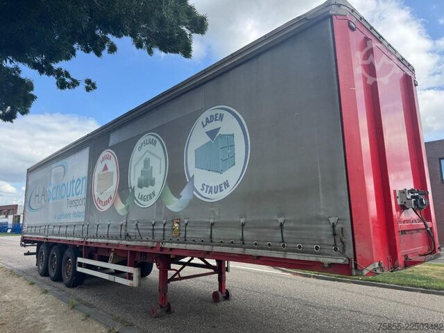Curtain sided Pacton T3-001 ALU Borden / SAF Disc / NL Trailer / APK...