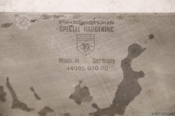 Flat steel knives, 3 pieces Peddinghaus 210/16 Schneidlänge 280 mm