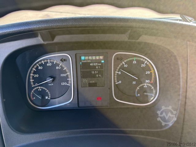 Three-way tipper van MERCEDES-BENZ ATEGO 816 Kipper 3-Seiten*KRAN HIAB X 078*2xAHK