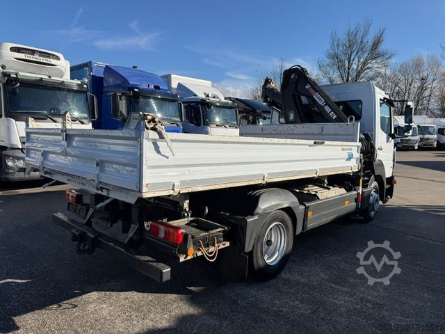 Three-way tipper van MERCEDES-BENZ ATEGO 816 Kipper 3-Seiten*KRAN HIAB X 078*2xAHK
