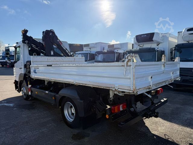 Tipper van MERCEDES-BENZ ATEGO 816 Kipper 3-Seiten*KRAN HIAB X 078*2xAHK