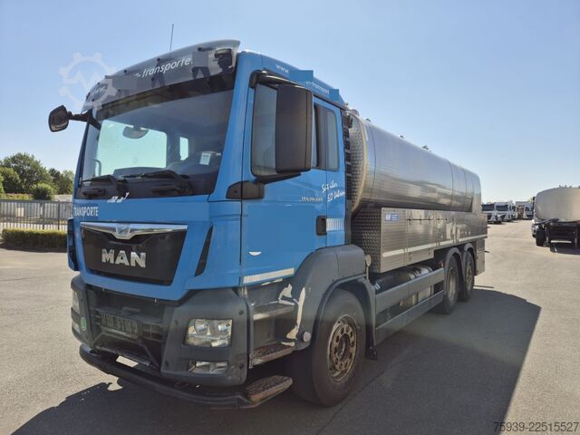 Tanker truck MAN TGS 26.440 (6x2)  ISOLIERT - 4 Kammern