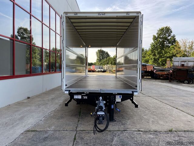 Box trailer Möslein TKO105 D-L 7 m  Tandem Koffer, Ladebordwand 1,5 t + DurchladbarNeufahrzeug --
