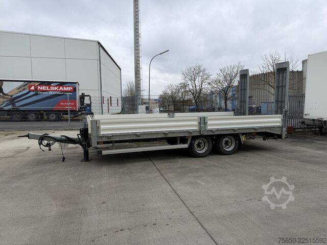 Low loader trailer  tt  Tandemtieflader, hydr. Rampen, wenig Benutzt