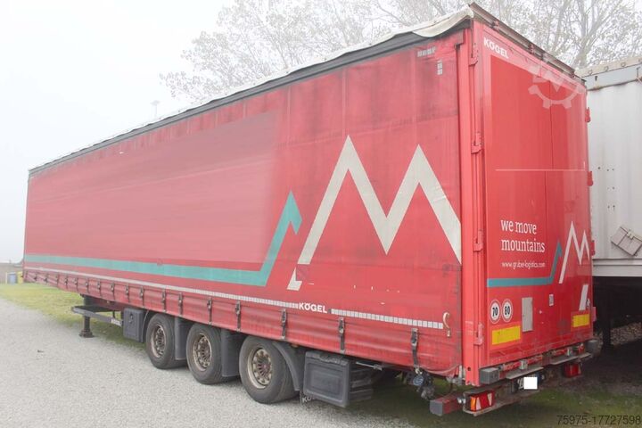 Open semi-trailer with tarpaulin kogel semirimorchi centinati mega volume usati