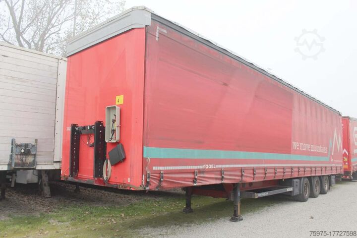 Open semi-trailer with tarpaulin kogel semirimorchi centinati mega volume usati