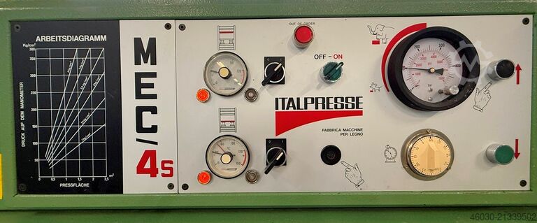 Veneer press Italpresse MEC 4S