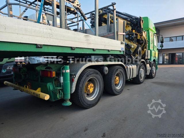 Autokran DAF CF 510 /8X4/ 40m Kran Effer + Man basket+Lowbed