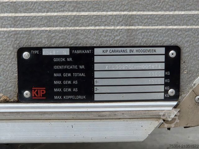 Wohnwagen KIP KG 48 TN Wohnwagen Toilet + Etagenbett