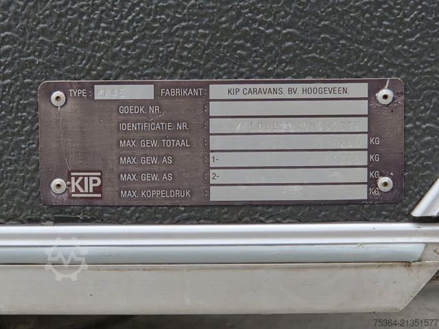Wohnwagen KIP KG 45 TLB Wohnwagen Toilet + Etagenbett