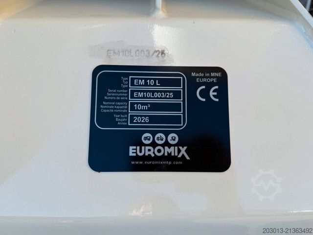 Concrete mixer truck MAN 35.440 8x4 BB CH Betonmischer Euromix 10 m³