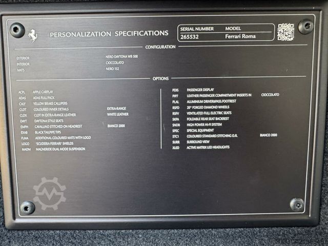 Van FERRARI Roma Coupe Schwarz