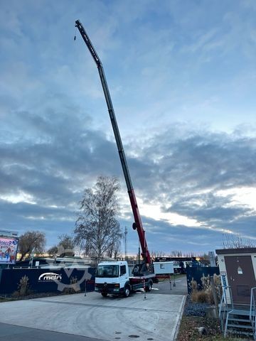 Truck-mounted crane van MERCEDES-BENZ Atego 815 Dachdecker Kran 34m Seilwinde