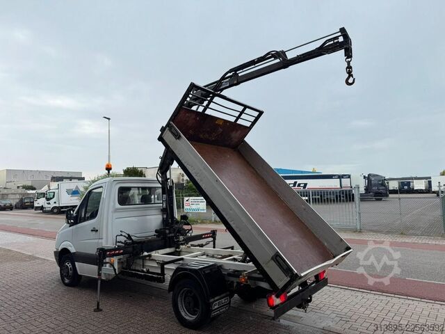 Tipper Mercedes-Benz 513 CDI, Crane Hiab 022-2 kipper