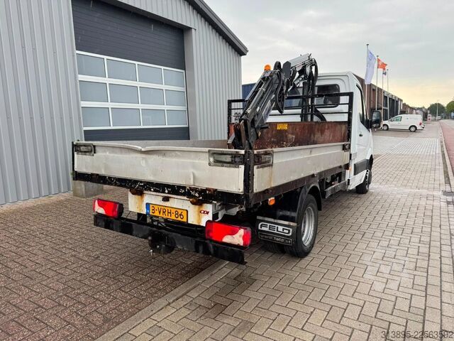 Tipper Mercedes-Benz 513 CDI, Crane Hiab 022-2 kipper