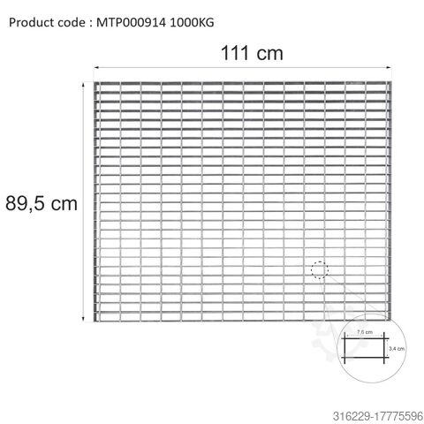 Palettenregalroste - überlagert Mega-M 