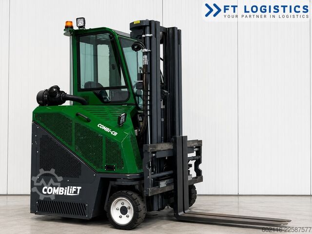 4-way forklift Combilift CB2500 GAS TRIPLEX 4900 FREE-LIFT CABIN