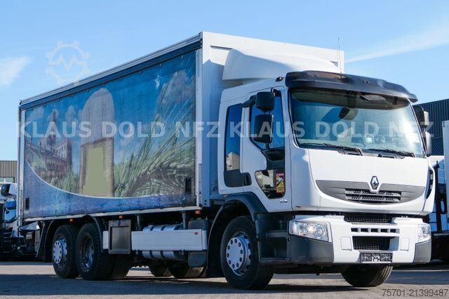 Beverage truck RENAULT Premium 430 Getränkewagen Lift-/Lenkachse LBW