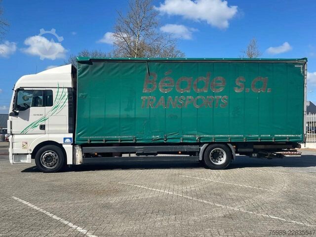 Curtain sided MAN TGX 18.360 Euro 5, RETARDER