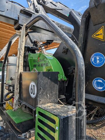 Wood chipper Heizohack HHM 14800 K Kranbeschickte Holzhackmasch