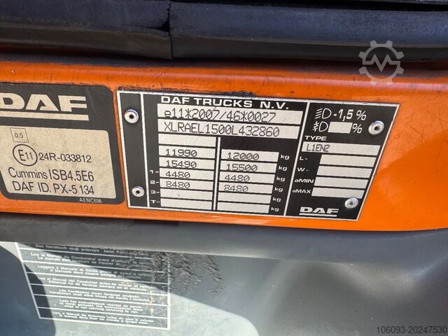 Suitcase DAF LF 180 Bakwagen Euro 6