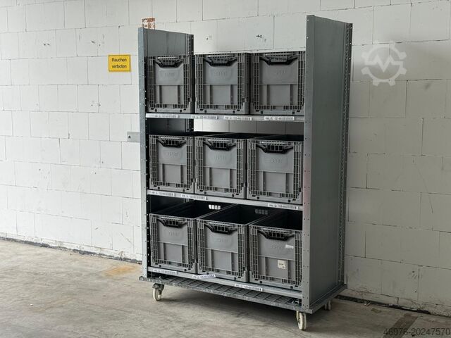 High-bay storage tier trolley, multi-level trolley, roll cart Etagenwagen Dexion HI280 Abm.: 1.965 x 652 mm