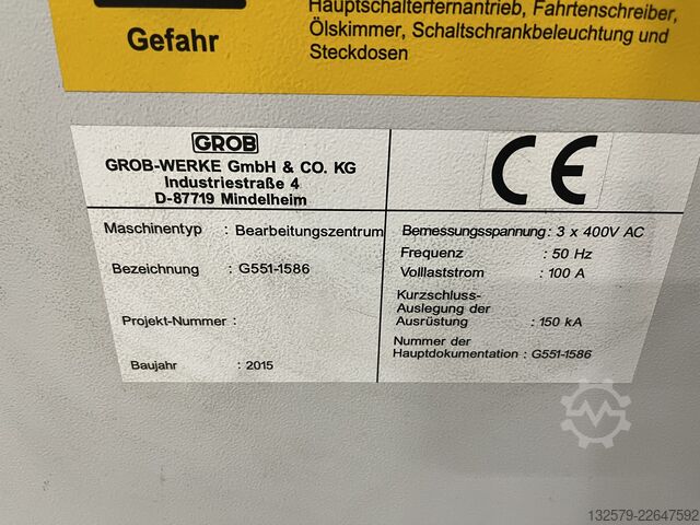 Fräsmaschine GROB-WERKE G550