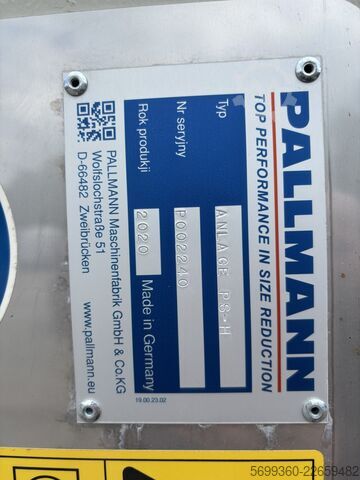 Shredding line Pallmann PS-H 600/900