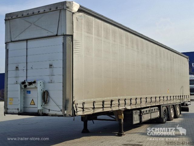 Open semitrailer with tarp Schmitz Cargobull Curtainsider Mega Double deck