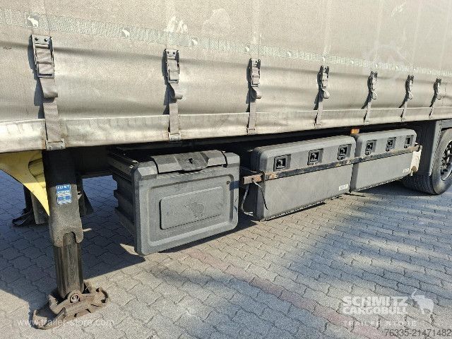 Open semitrailer with tarp Schmitz Cargobull Curtainsider Mega Double deck