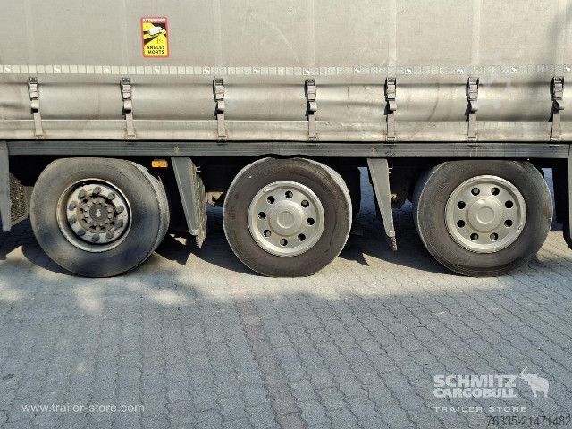 Open semitrailer with tarp Schmitz Cargobull Curtainsider Mega Double deck