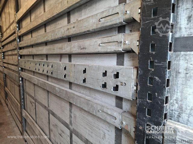 Open semitrailer with tarp Schmitz Cargobull Curtainsider Mega Double deck