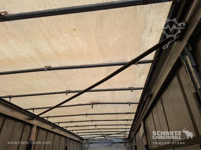 Open semitrailer with tarp Schmitz Cargobull Curtainsider Mega Double deck