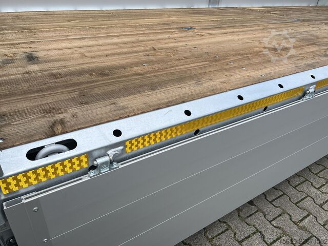 Anhänger mit offener Pritsche Möslein THT 11- G 6,2  Tandem Pritsche- Tieflader mit Rungentaschen