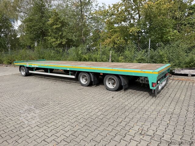 Tieflader Anhänger Müller-Mitteltal TP 24,0  3 Achs Jumbo Prischen 9,40 m, Wenig Benutzt