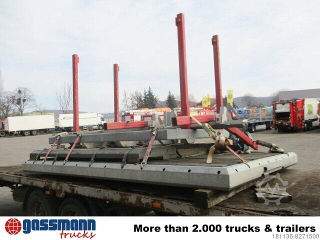 Flatbed truck  Pritschenaufbau mit Wechselsystem für