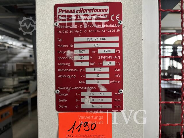 CNC drilling machine PRIESS U. HORSTMANN BAT-DTW-CNC